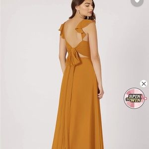 Azazie Everett Bridesmaid Dress - Mustard/Butterscotch